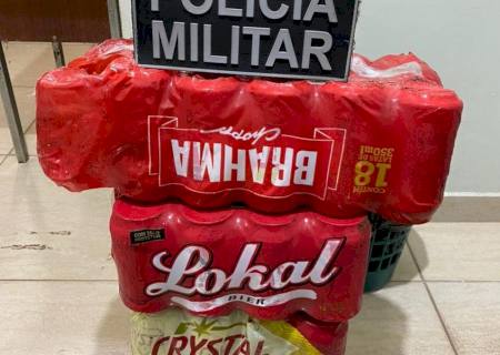 Polícia Militar prende acusado de furto a conveniência em Brasilândia