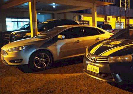 PRF recupera em Nova Alvorada do Sul veículo roubado