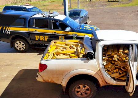 Vídeo: Mais de 1 ton de maconha que viria para Nova Andradina é interceptada pela PRF em Naviraí
