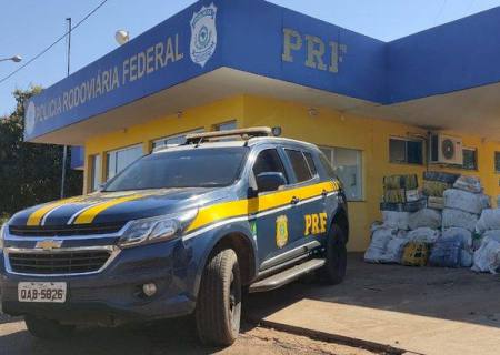 PRF apreende mais de uma tonelada de maconha em Água Clara