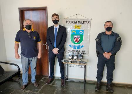 Polícia Militar recebe câmeras de filmagens individuais em Batayporã