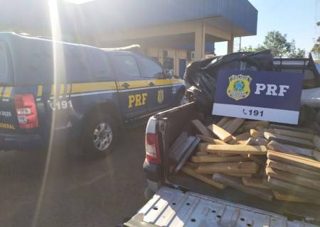 PRF apreende quase 300 kg de maconha em Nova Alvorada do Sul