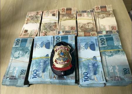 Polícia Federal em Corumbá apreende R$ 212 mil