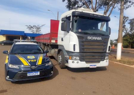 Vídeo: PRF recupera carreta roubada na BR-267 em Nova Alvorada do Sul