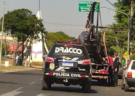 Dracco assume investigação do narcotráfico que apreendeu helicóptero em Batayporã