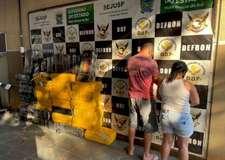 Defron prende casal do tráfico em Naviraí
