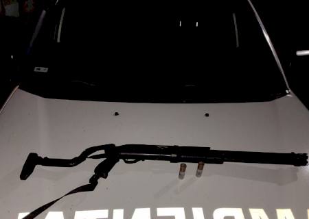 Em Amambai, caçador é preso com arma turca e munições de grosso calibre