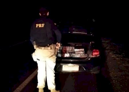 Vídeo: Traficante tenta fuga, mas é interceptado pela PRF em Rio Brilhante