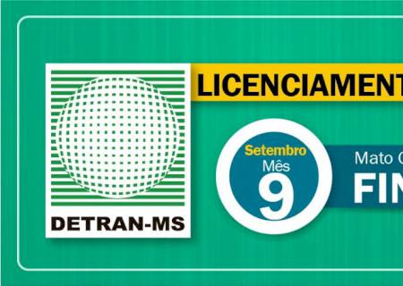 Proprietário de veículos com placas final 9 devem quitar licenciamento até 30 de setembro