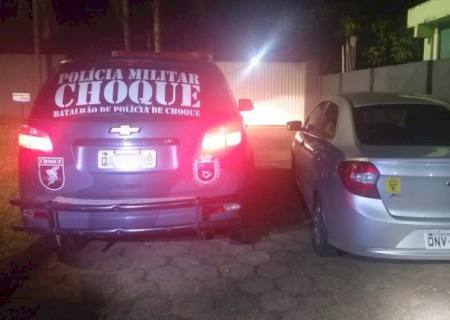 Após roubo de carro, bandido morre em troca de tiros com o Choque na Capital