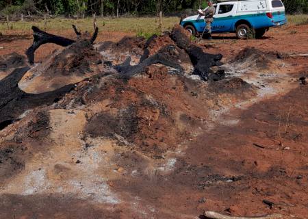 Polícia Ambiental autua infrator em R$ 9 mil por incêndio em pastagem em Santa Rita do Pardo
