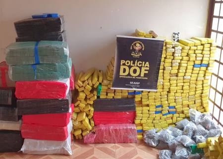 Vídeo: DOF apreende quase uma tonelada de drogas em residência e recupera veículo