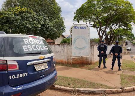 Polícia Militar retoma o policiamento escolar em Nova Andradina