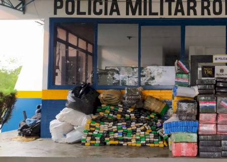 Vídeo: Motorista foge da PMR em Amambai e abandona caminhão carregado com drogas