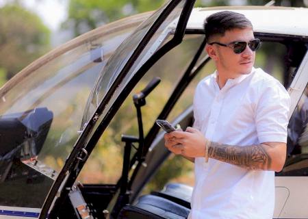 Identificados ocupantes de helicóptero que caiu em Ponta Porã com cocaína