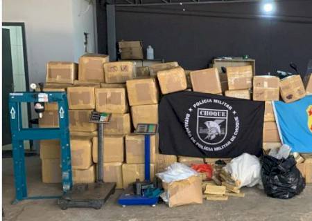 Polícia Federal apreende mais de 5 toneladas de maconha em Ponta Porã