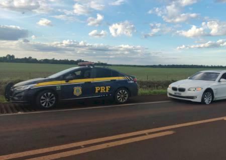Ação conjunta recupera BMW furtada e prende três suspeitos do crime em Ponta Porã e Bataguassu
