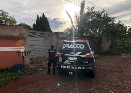 Dracco e Denarc deflagram operação no MS e prendem suspeito de tráfico em flagrante