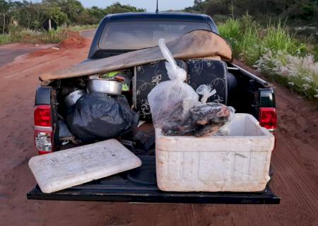 Vídeo: Paranaense é preso e multado em R$ 5 mil por transporte ilegal de pescado em Iguatemi