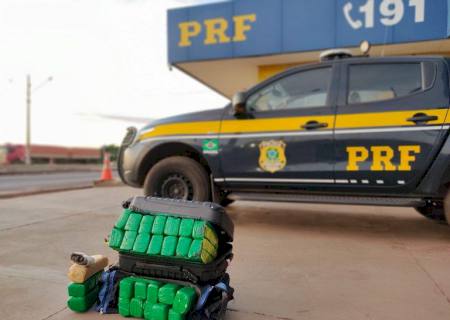 Menor que pretendia levar drogas para o Mato Grosso é apreendida pela PRF em Jaraguari