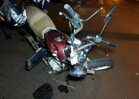 Jovem morre e namorada fica ferida em acidente com moto em Dourados