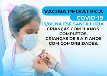 Batayporã inicia vacinação de crianças contra Covid-19 neste sábado (15)
