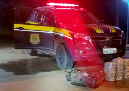 Casal é preso com 35 kg de pasta base de cocaína em Água Clara