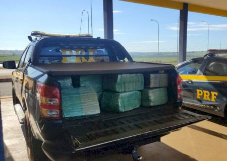 Após tentativa de fuga, PRF apreende 183 kg de maconha em Mundo Novo
