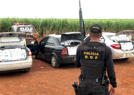DOF intercepta mais de R$ 4,7 milhões em produtos contrabandeados do Paraguai