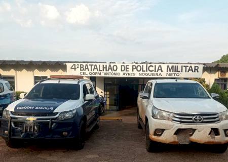 Polícia Militar de Ponta Porã frustra roubo de caminhonete e recupera veículo