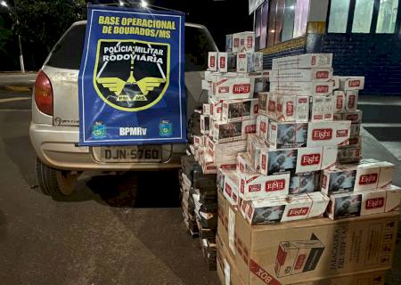 Polícia Militar Rodoviária apreende carga de contrabando na MS-162
