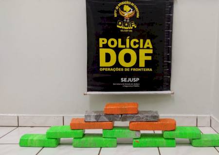 DOF prende mulher transportando droga de Iguatemi para Ivinhema