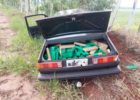 Dupla é presa com 372 kg de maconha durante fuga da PMR em Amambai