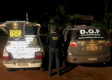 Casal é preso com cigarros contrabandeados em Ponta Porã