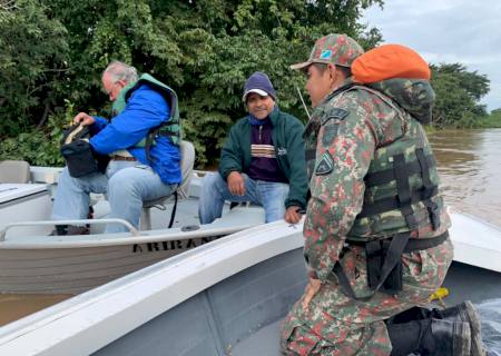 PMA de Miranda realiza fiscalização e orientação a 142 pescadores em 43 embarcações