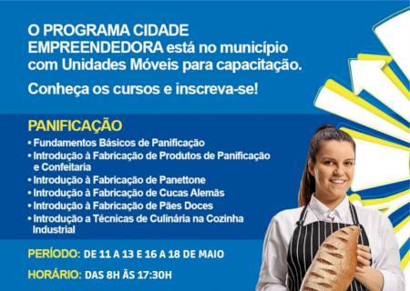 Sala do Empreendedor de Nova Andradina divulga abertura de cursos na área da panificação