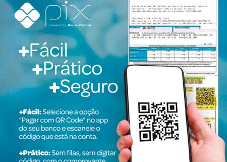Cliente da Sanesul pode pagar a fatura de água e esgoto via PIX