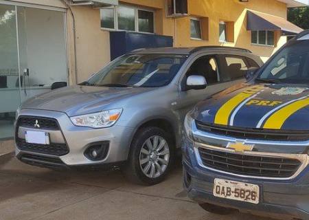 PRF recupera em Três Lagoas veículo roubado há mais de um ano no RJ