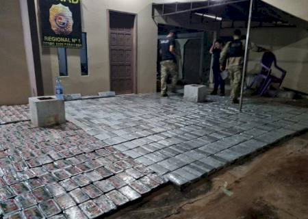 Senad apreende mais de 1 tonelada de cocaína em ''centro de distribuição'' na fronteira