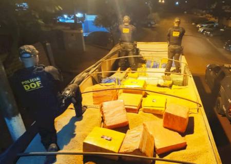 Vídeo: DOF apreende carreta com mais de 7,2 ton de maconha avaliada em R$ 14,7 milhões