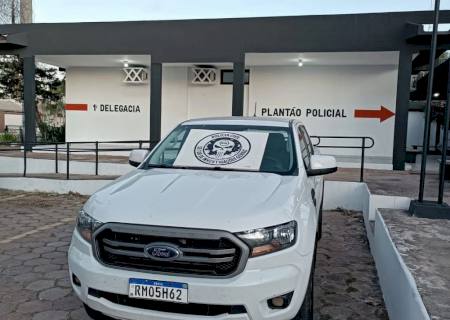 Polícia Civil frustra atuação de atravessadores de veículos e apreende caminhonete em Corumbá