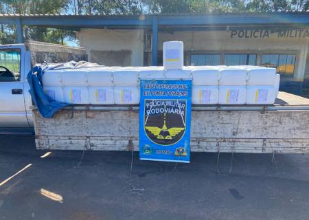 Polícia Militar Rodoviária apreende carga de agrotóxico avaliada em R$ 3 milhões em Ponta Porã