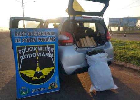 Carga de maconha é apreendida pela Polícia Militar Rodoviária na MS-164
