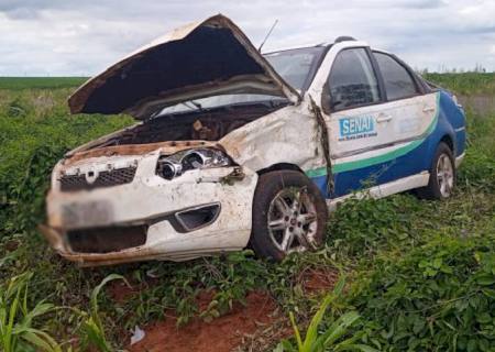 Condutor de Nova Andradina saiu ileso de acidente na MS-141