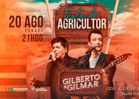 Em Batayporã, Festa do Agricultor terá sertanejo raiz com Gilberto e Gilmar
