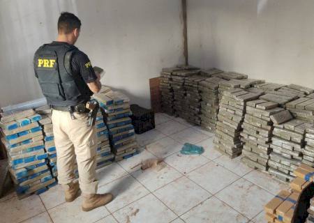 Ação conjunta resulta na apreensão de quatro toneladas de maconha em Campo Grande