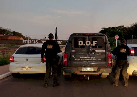 DOF recupera dois carros roubados em Ponta Porã