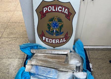PF prende mulher com quase 24 kg de droga no Aeroporto de Ponta Porã