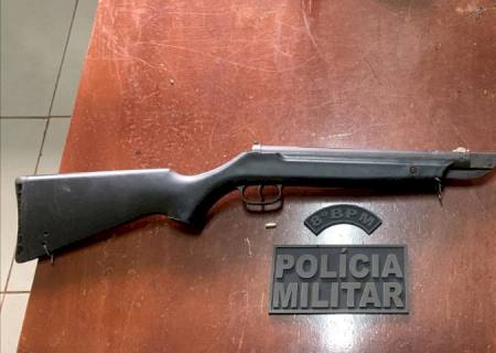Polícia Militar prende homem por porte ilegal de arma de fogo em Novo Horizonte do Sul