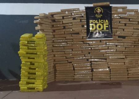 Vídeo: DOF apreende 337 kg de maconha que seria entregue em Nova Andradina